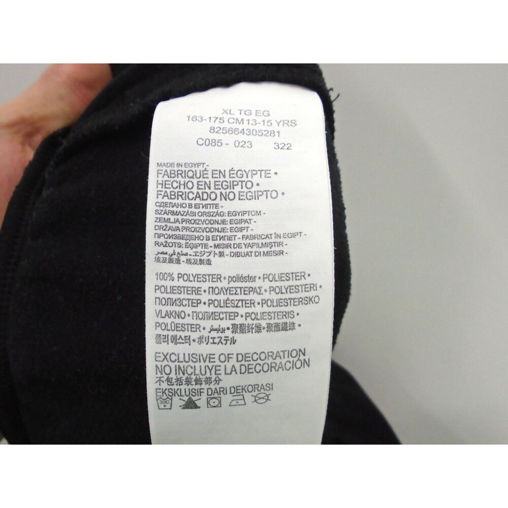 Nike Air Jordan Boys XL Black Jogger Pants Jumpman Tricot Track Pants Black - Picture 10 of 10